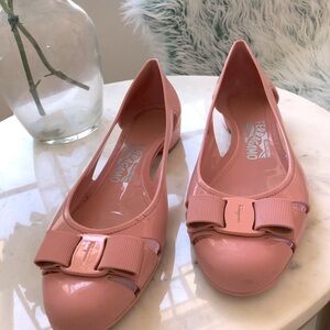 Salvatore Ferragamo jelly flats